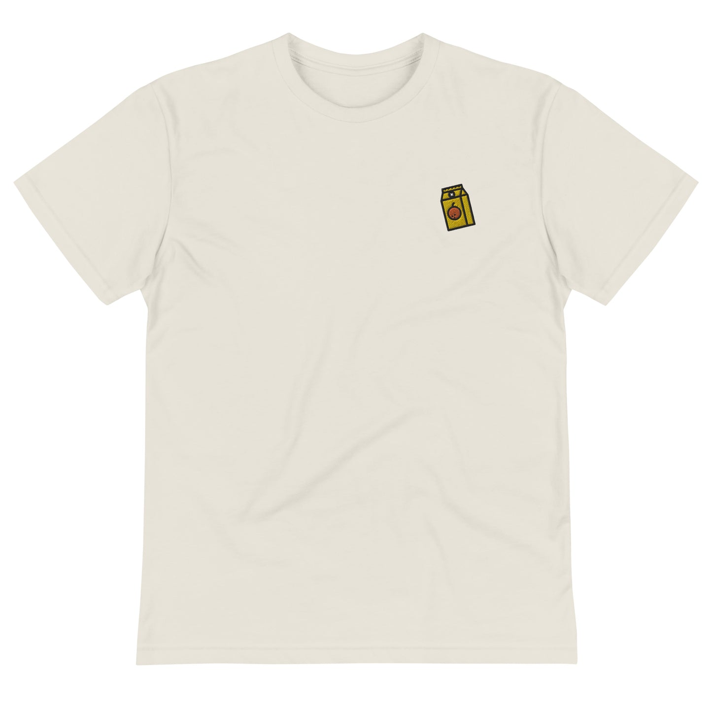 Juice Box Embroidered Sustainable T-Shirt